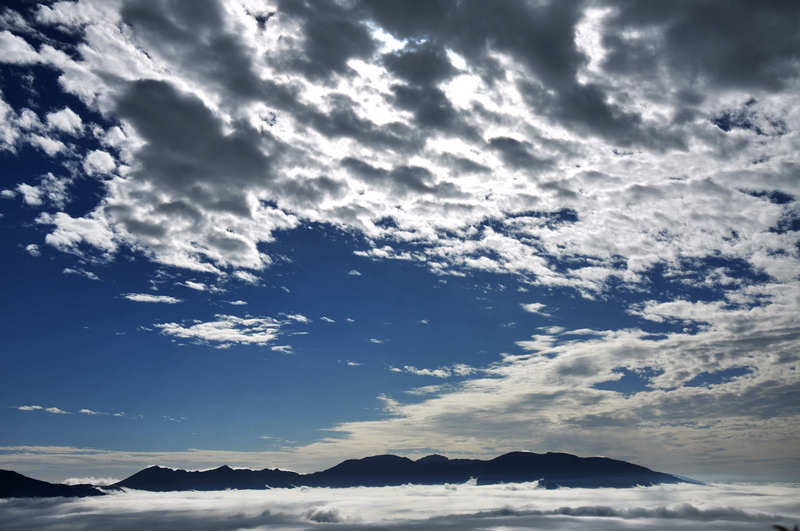 秦岭太白山的云与海 摄影 大山51