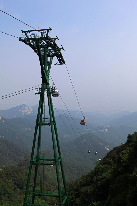 泰山索道 摄影 飞机师