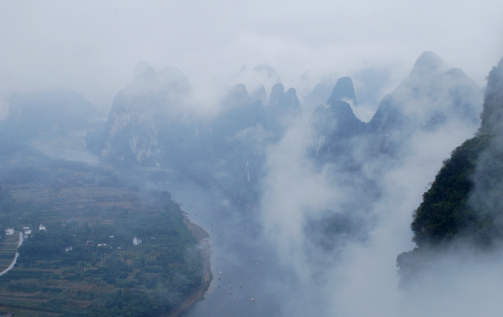 烟雨漓江 摄影 云山西河