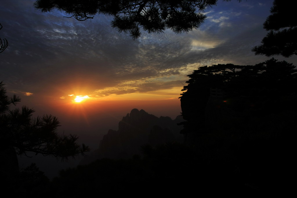 黄山行（4）夕阳红 摄影 潜望镜002