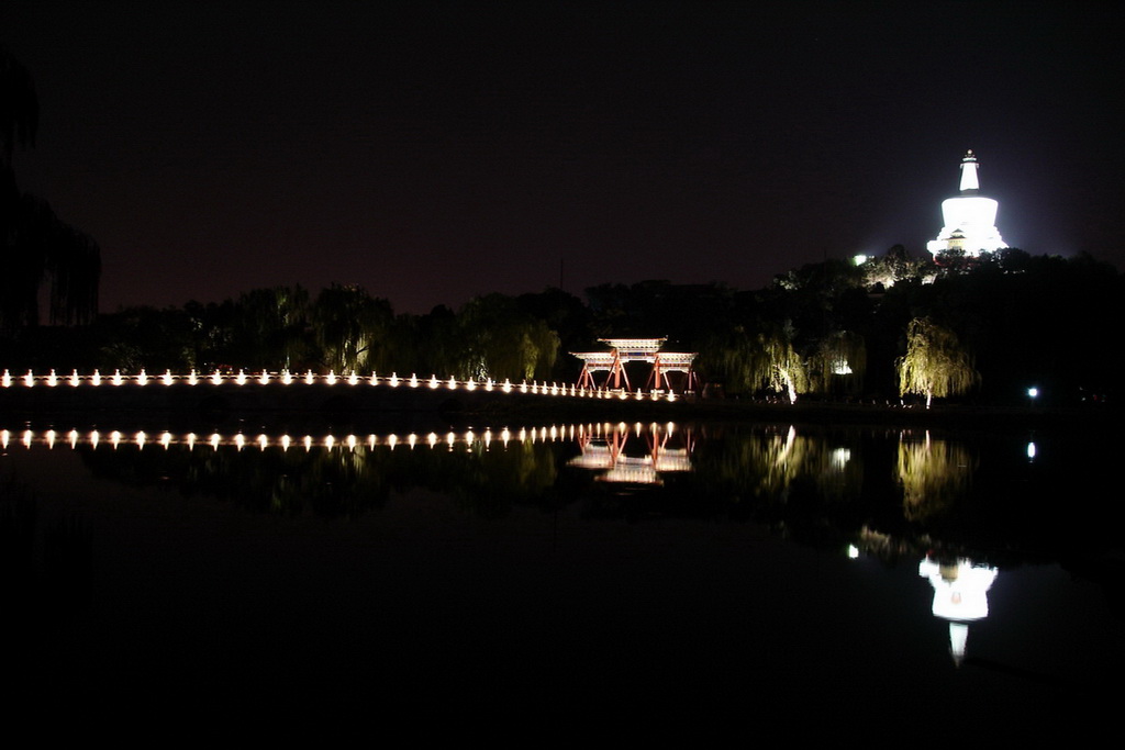 北海夜色 摄影 红星侍卫