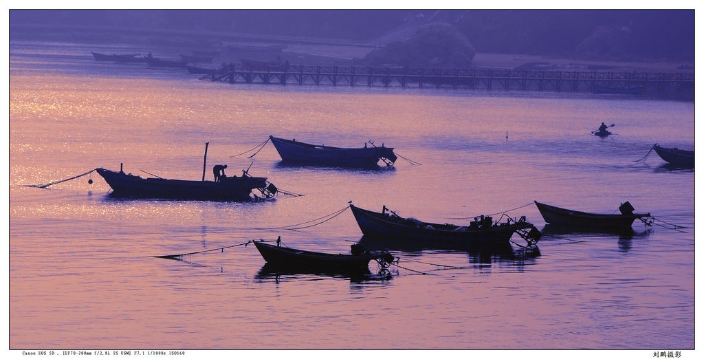 宁静的港湾 摄影 阳河流