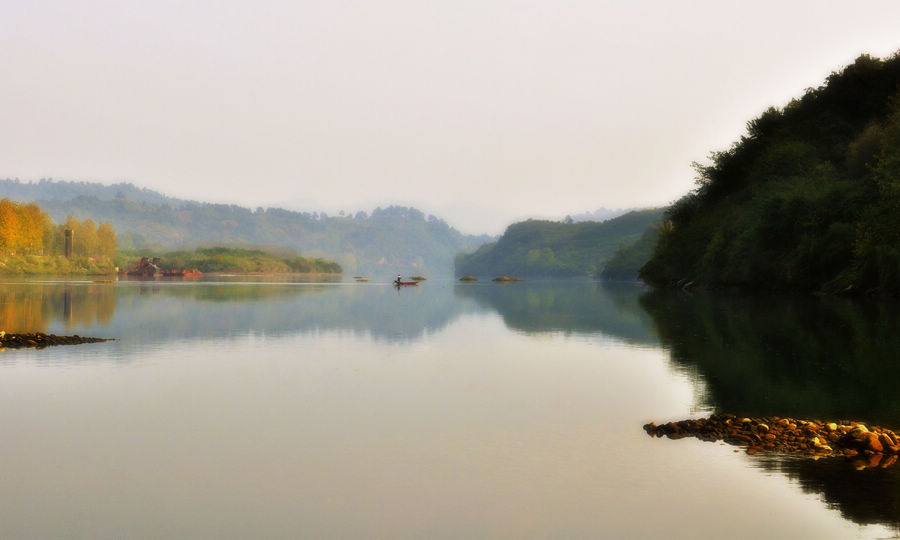 静静的舞水河 摄影 shejinghua