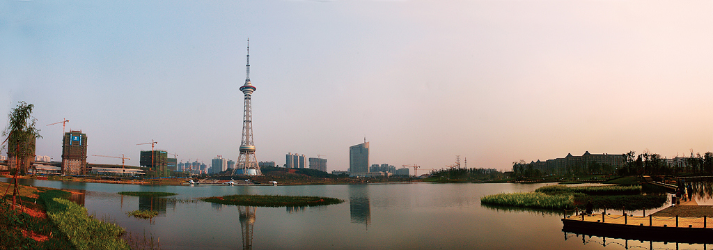 株洲神龙湖全景 摄影 株洲穷烧友