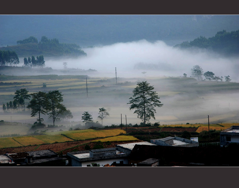 秋日晨曦 摄影 山水迷