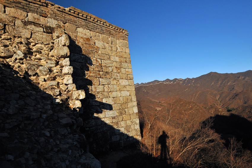 残长城 三 摄影 寒山枯叶