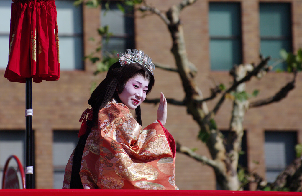 名古屋祭り6..扮装.古代日本大将的女人 摄影 美香