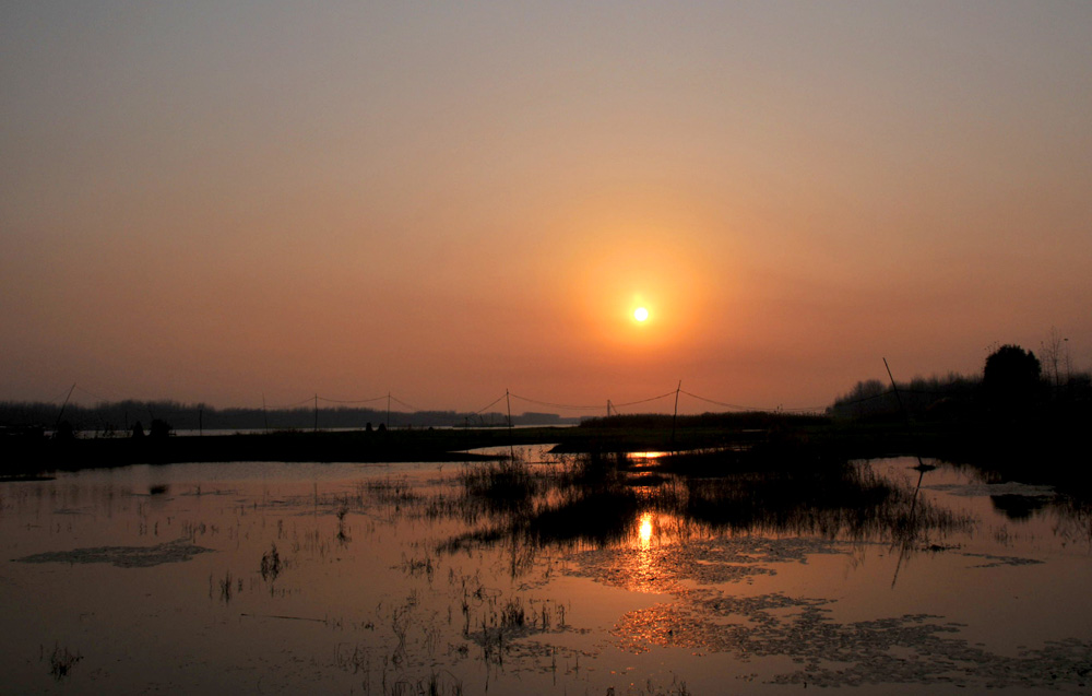 落霞更在夕阳西 摄影 杨花点点