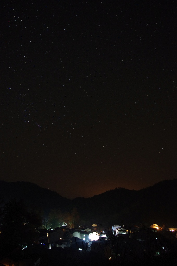 乡村夜景 摄影 心有芊芊