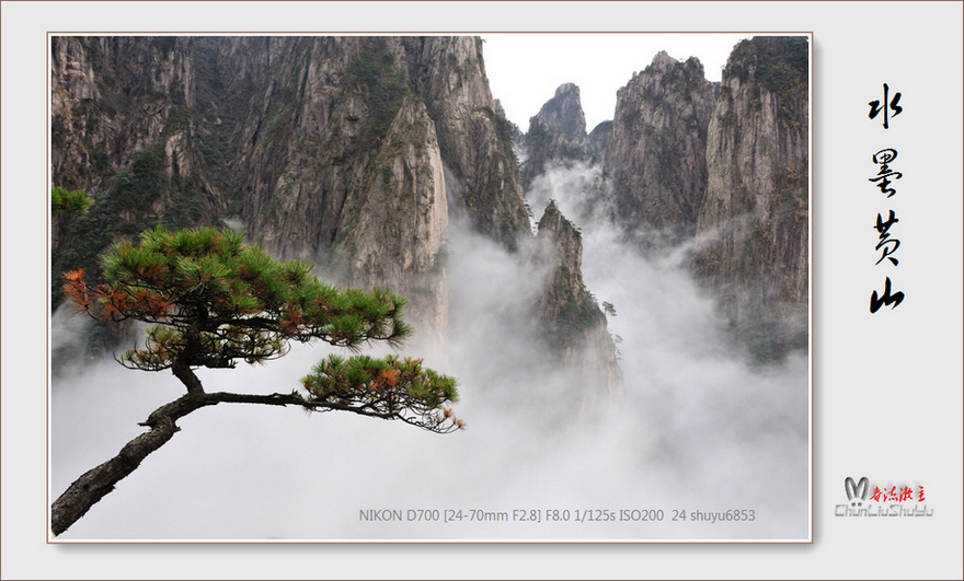 黄山 摄影 春流漱玉