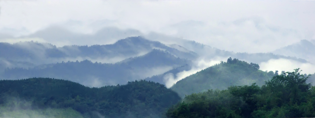 寂静的群山 摄影 兰竹轩