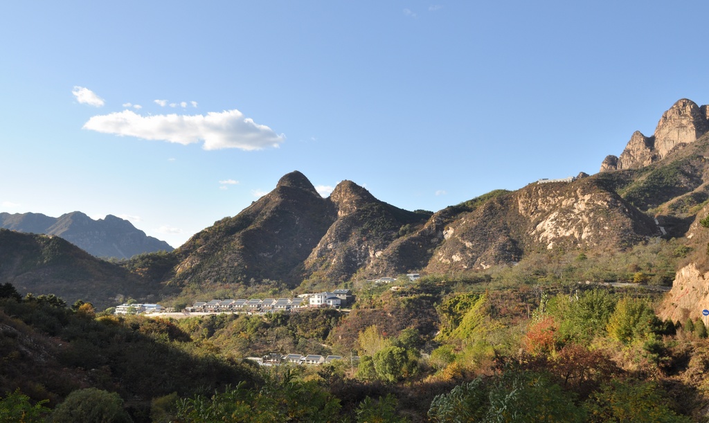 大山中的新村 摄影 夏至秋实