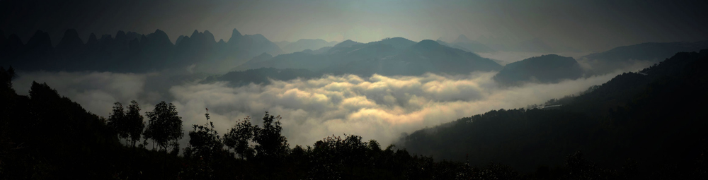 雾锁群山 摄影 天然摄客