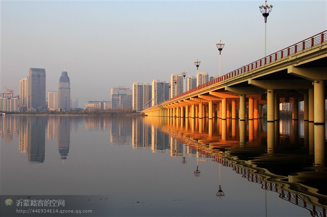 晚霞虹桥 摄影 沂蒙路客