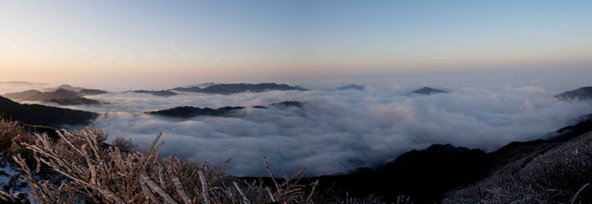 雷公山云海 摄影 地上云