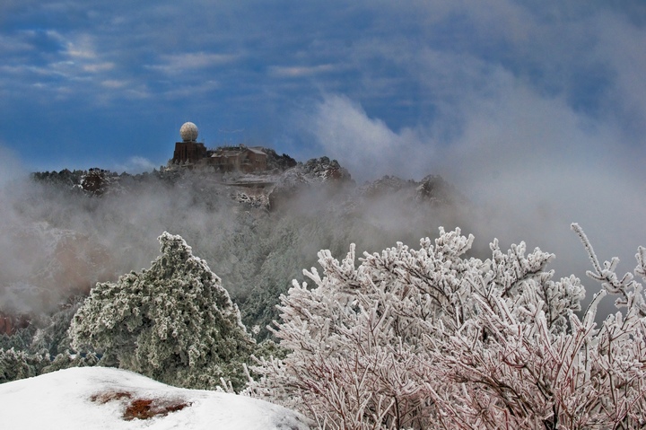 雪后光明顶 摄影 yirong