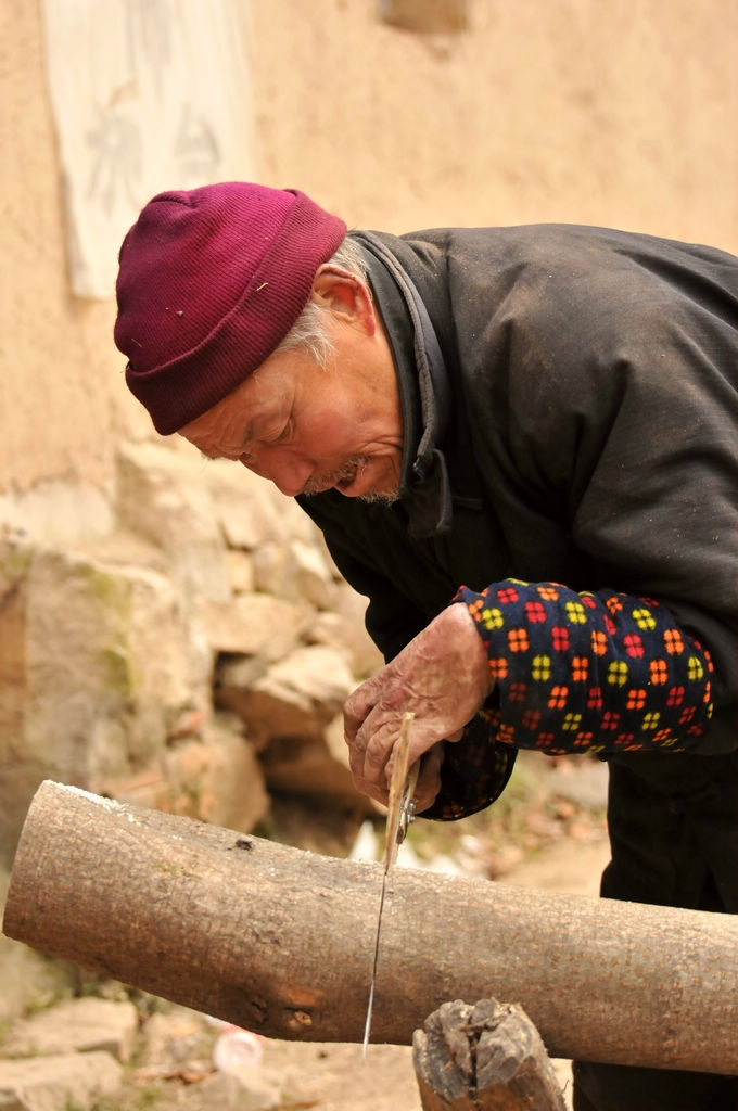 山村老人 摄影 Tphoto