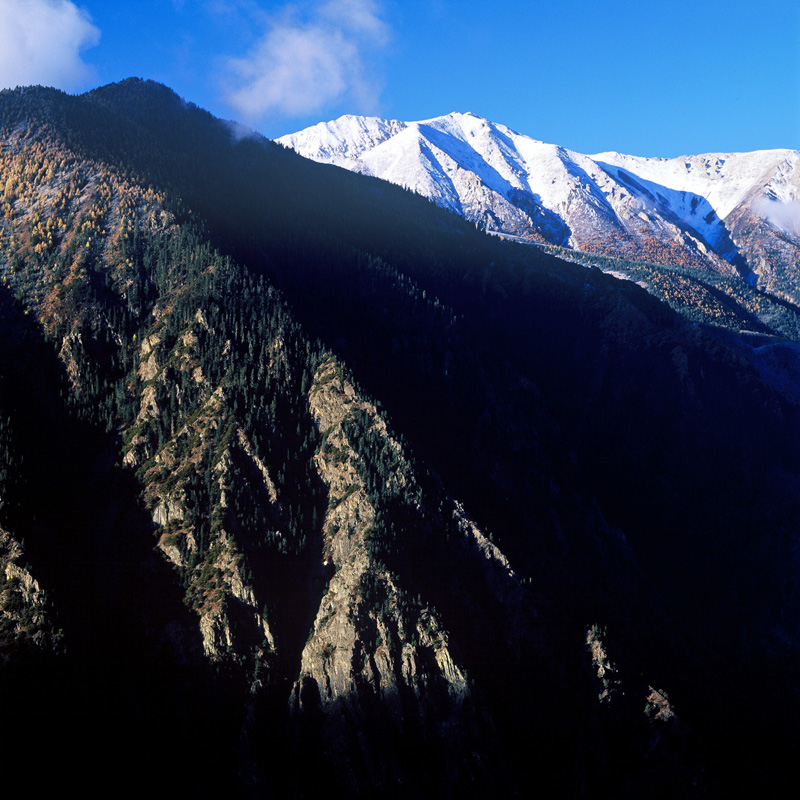 山 摄影 那人