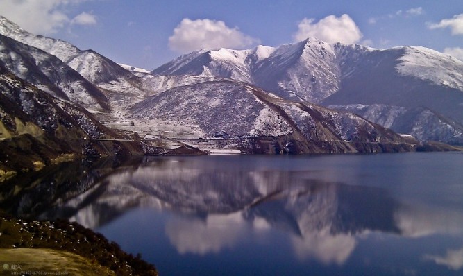 太极岛雪景 摄影 竹叶青