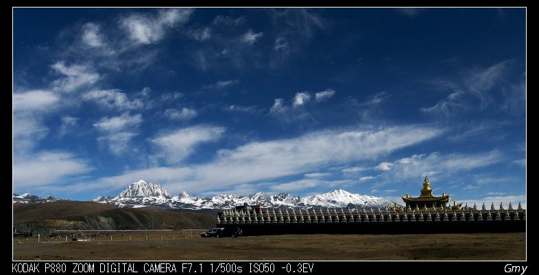 雪山——金塔 摄影 木雅娃