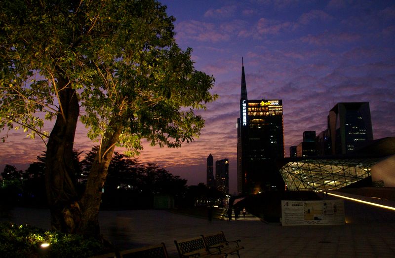 海心沙广场夜景 摄影 丫丫小屋