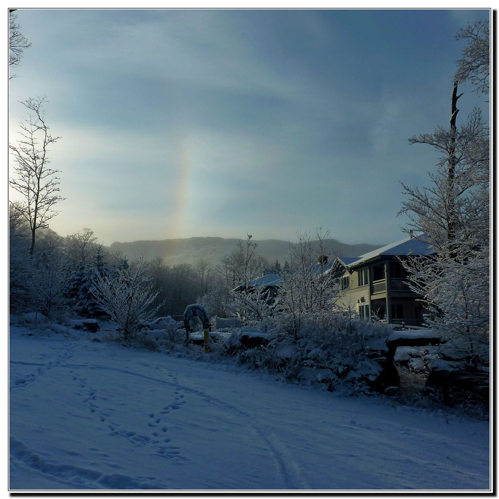 雪道晨光 摄影 少小离川