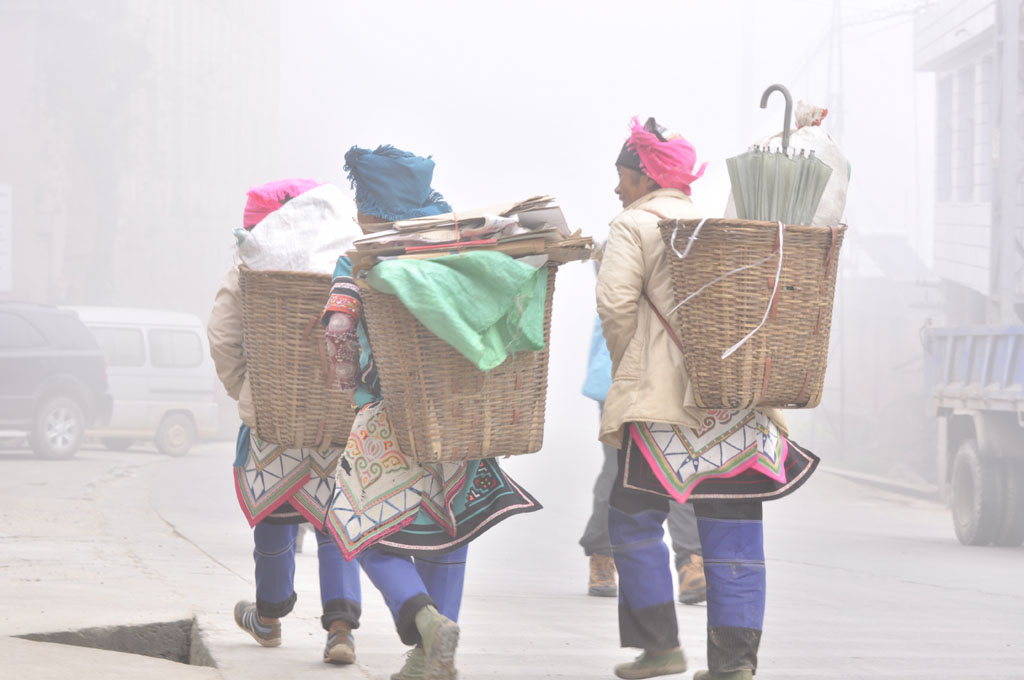 回家路上 摄影 梦中飞雪