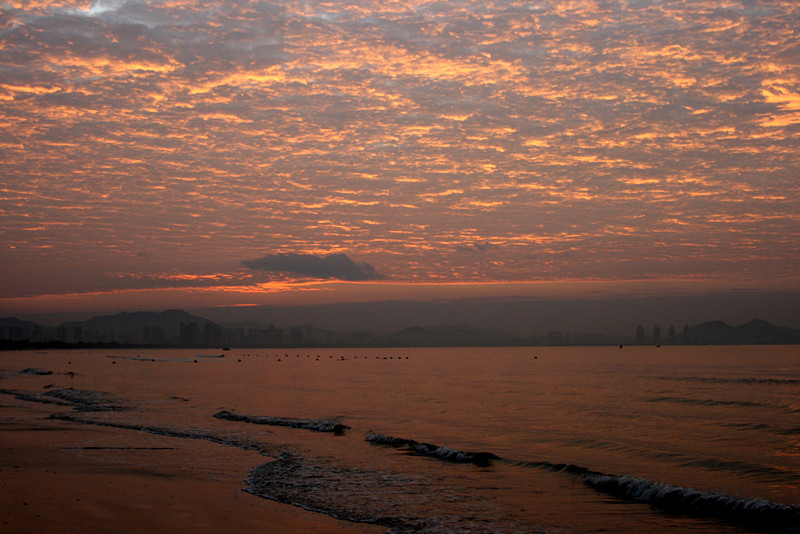 海边晨曦 摄影 游天地