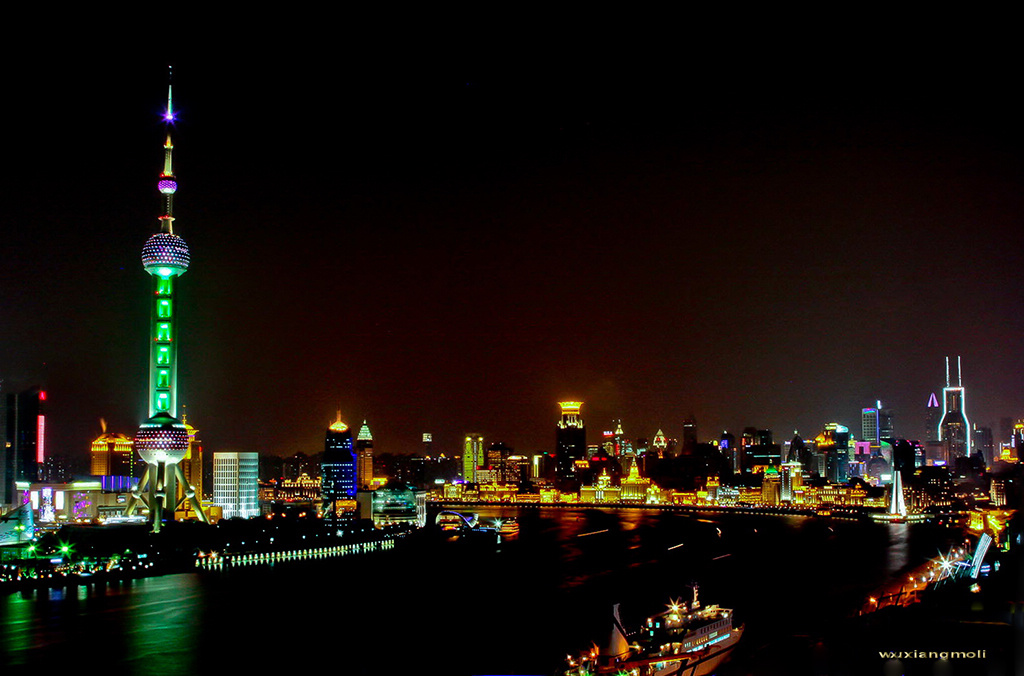 上海浦江夜景·两岸 摄影 无香茉莉