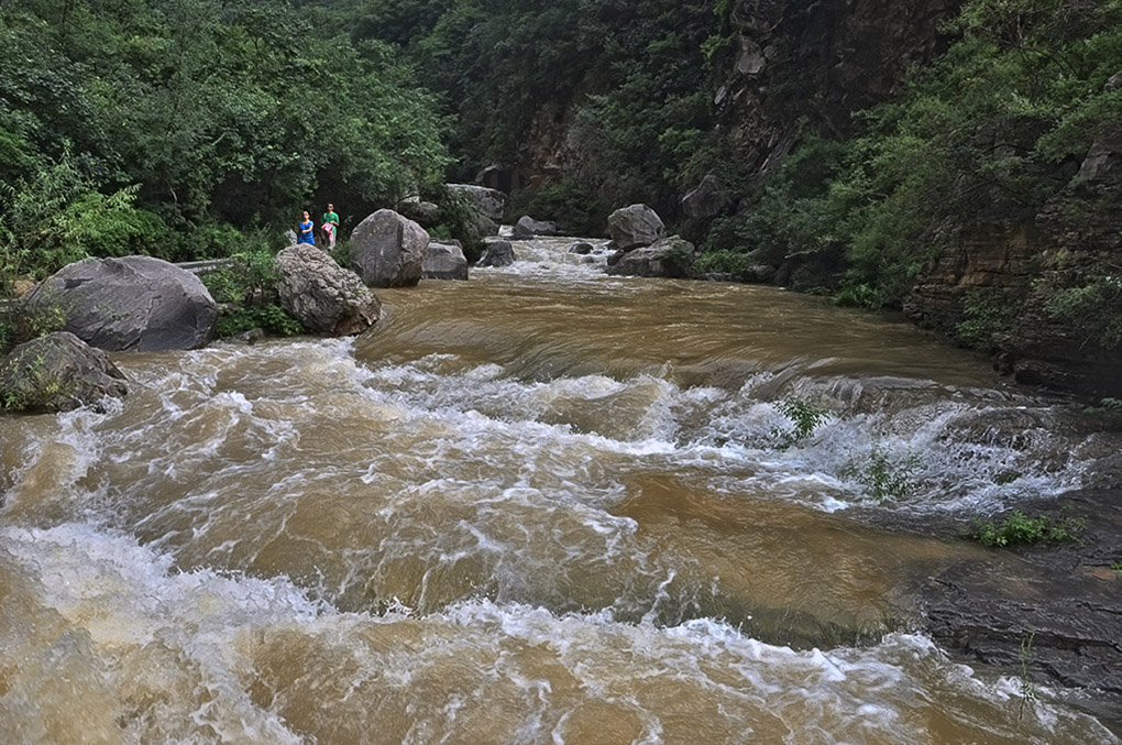 五台山风景——激流 摄影 hnxd