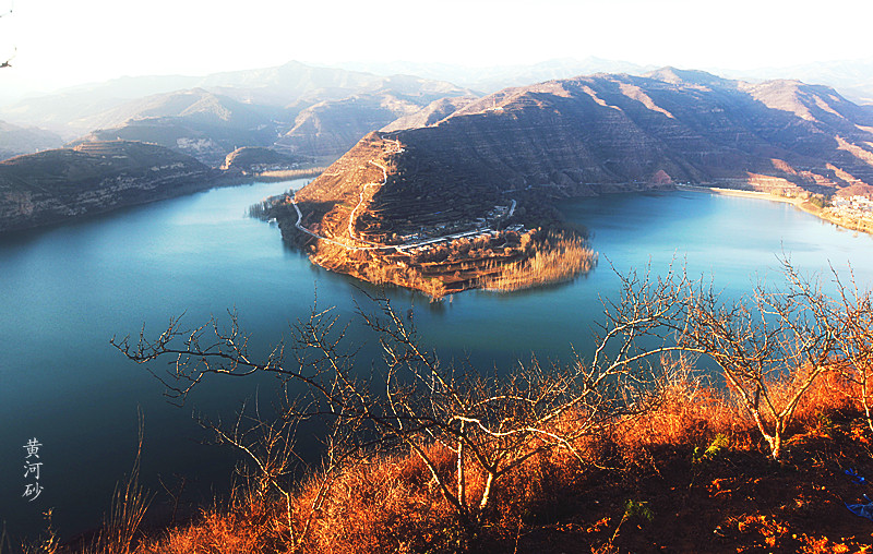 坝上秋景 摄影 黄河砂