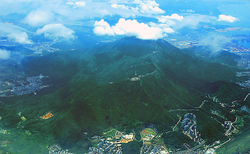 鸟瞰深圳梧桐山 摄影 阿添