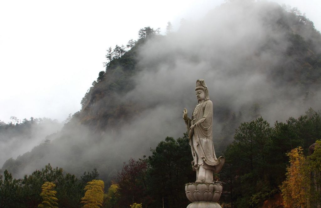 雨露观音 摄影 郑大山人