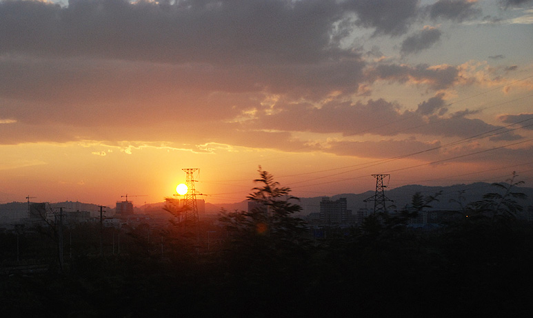 原野黄昏 摄影 山水迷