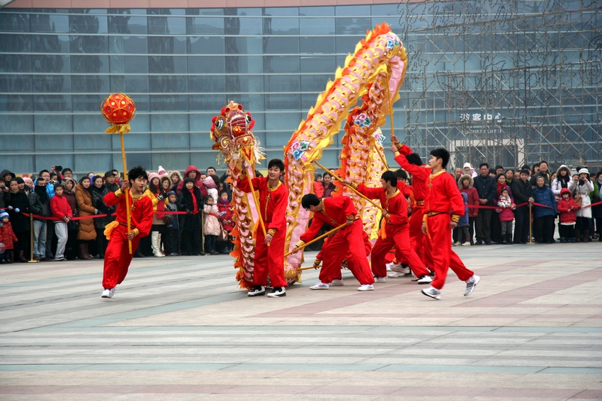 新年送金龙 摄影 萍萍