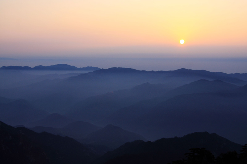 2011.12 黄山 日出 摄影 神勇小白