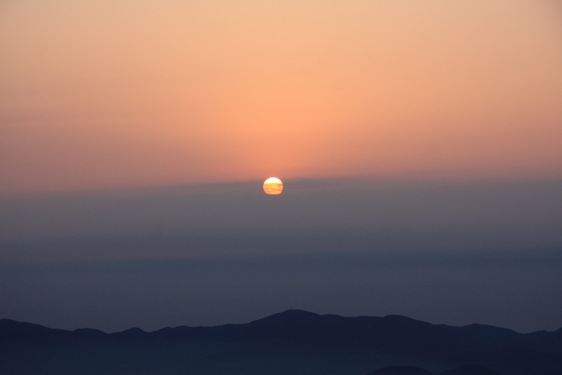 2011.12 黄山 日落 摄影 神勇小白