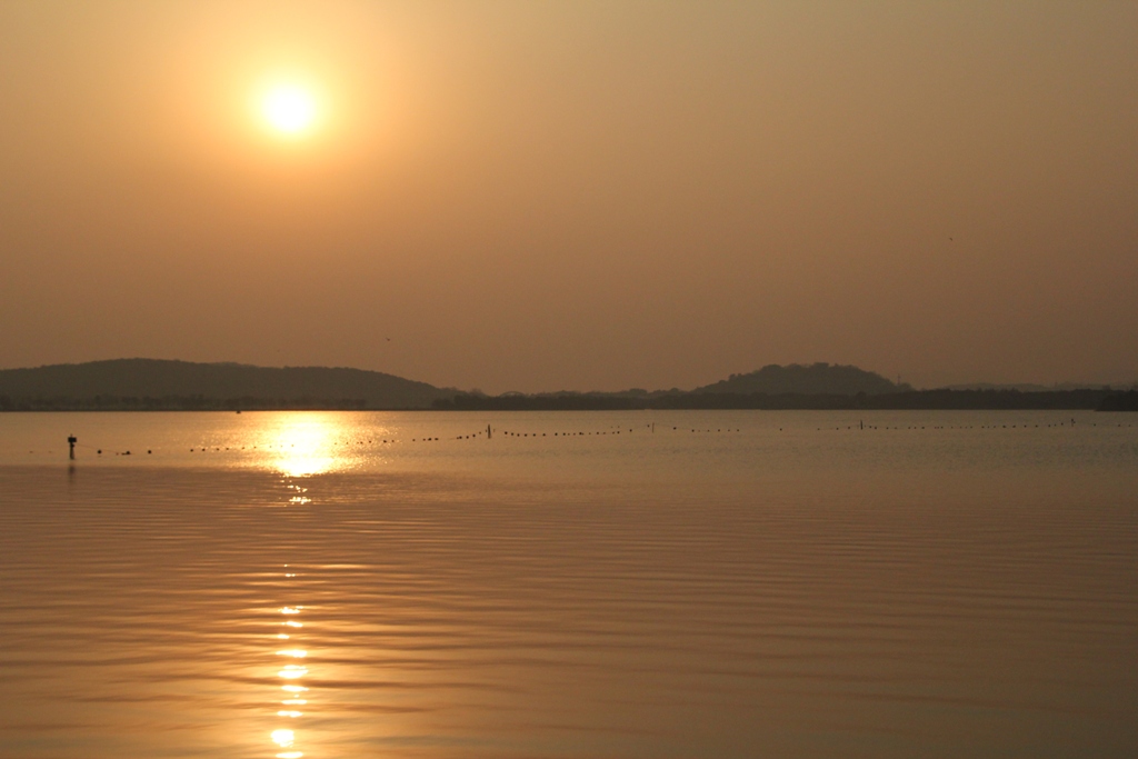 太湖夕阳一 摄影 无法忘记