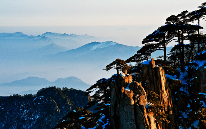 黄山石.松.雾 摄影 游摄四方