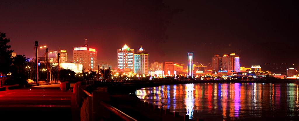 海滨夜景 摄影 杨老根