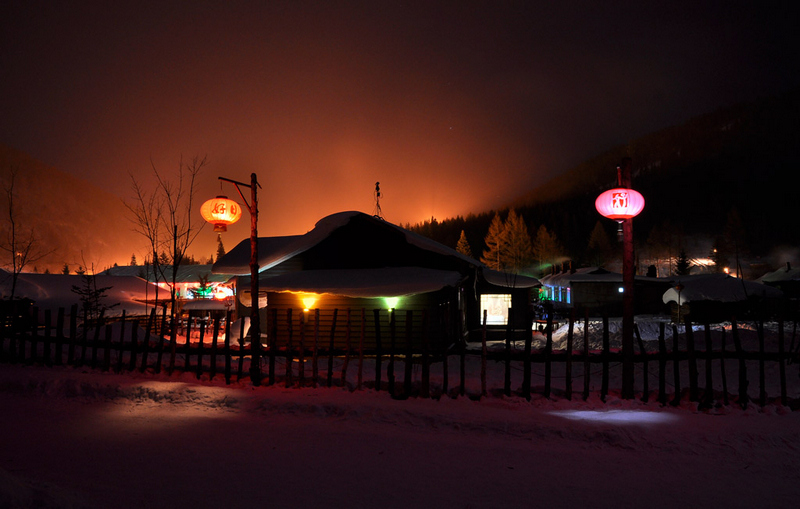 雪乡之夜 摄影 天机