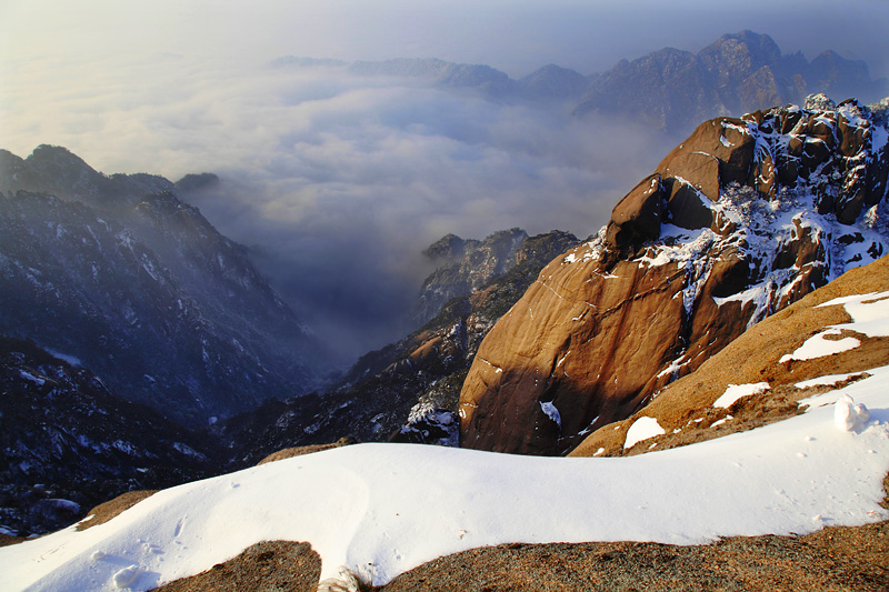 黄山晴雪 摄影 qjq