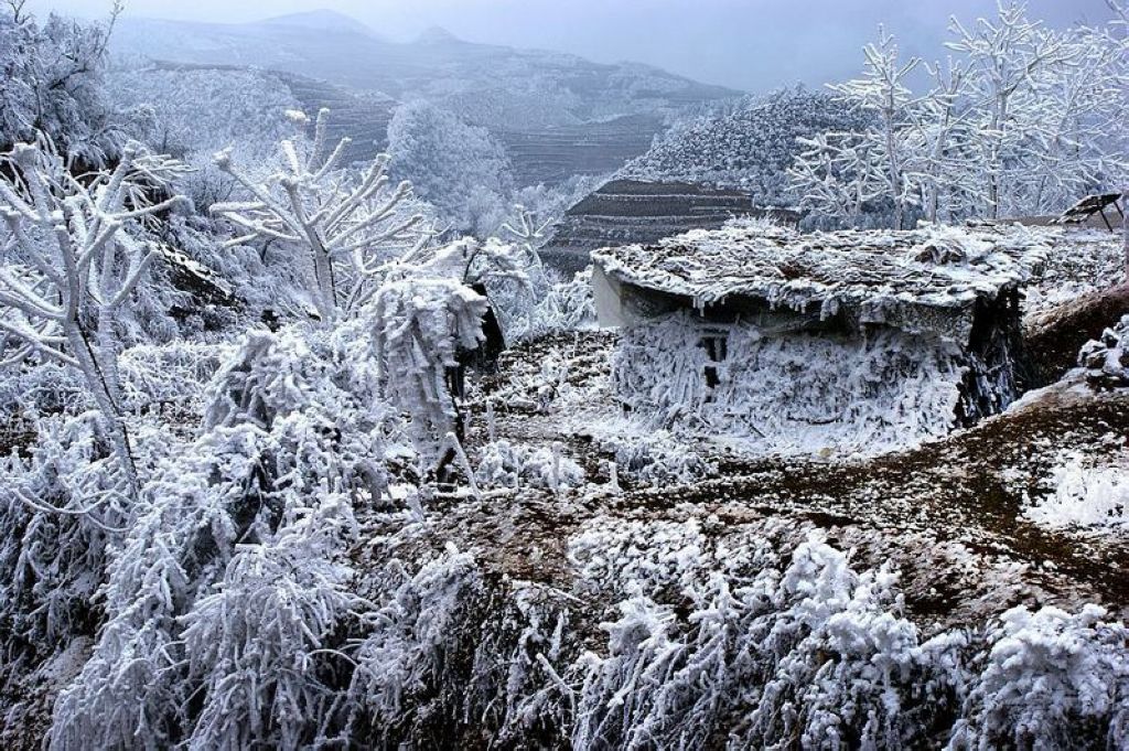 山村冬雪12 摄影 关河纤夫