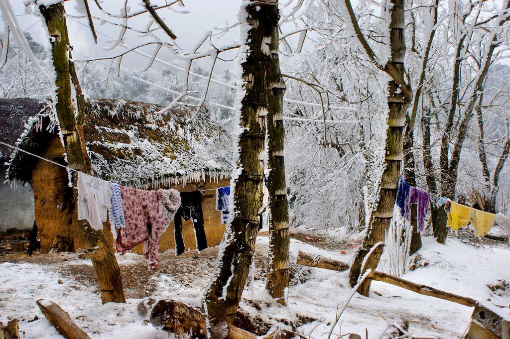 山村冬雪13 摄影 关河纤夫