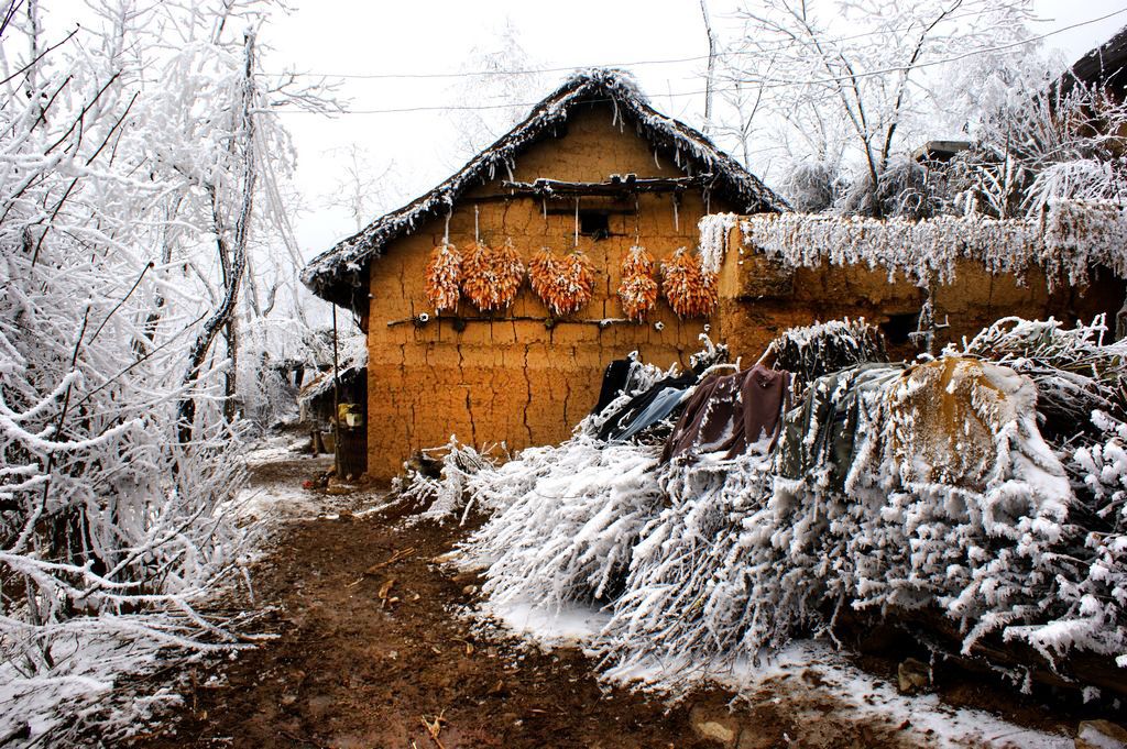 山村冬雪16 摄影 关河纤夫