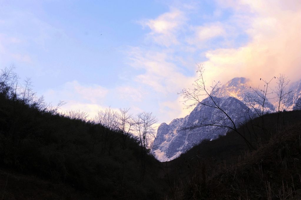 火烧雪山 摄影 九黎后裔