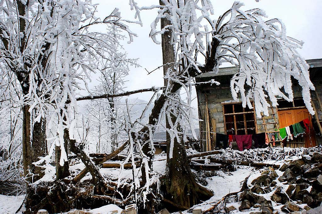 山村冬雪21 摄影 关河纤夫