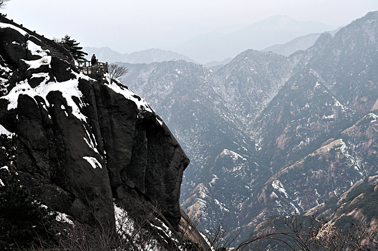 黄山残雪 摄影 宁波一剑