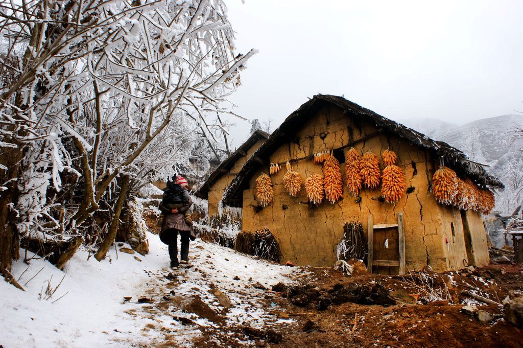 山村冬雪26 摄影 关河纤夫