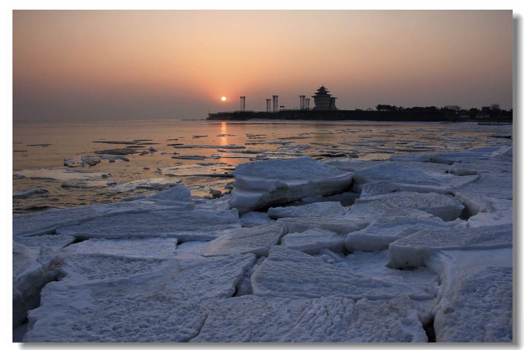 冰海日出—4 摄影 冰峰雪莲